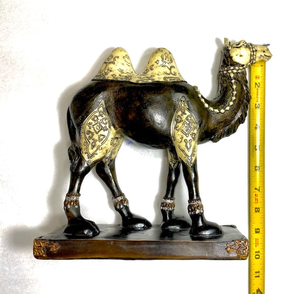 DECORATED CAMEL FIGURINE Statue Sculpture Home Decor Model Artware Room Ornament - Picture 11 of 11